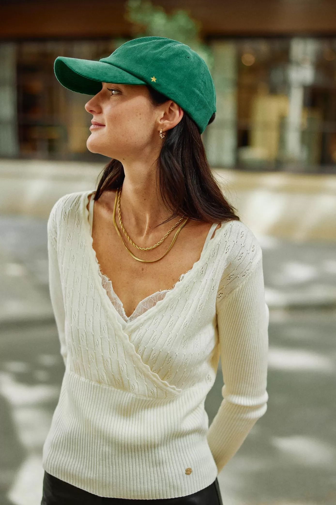 Accessoires | LA PETITE ÉTOILE Casquette Oletia Vert