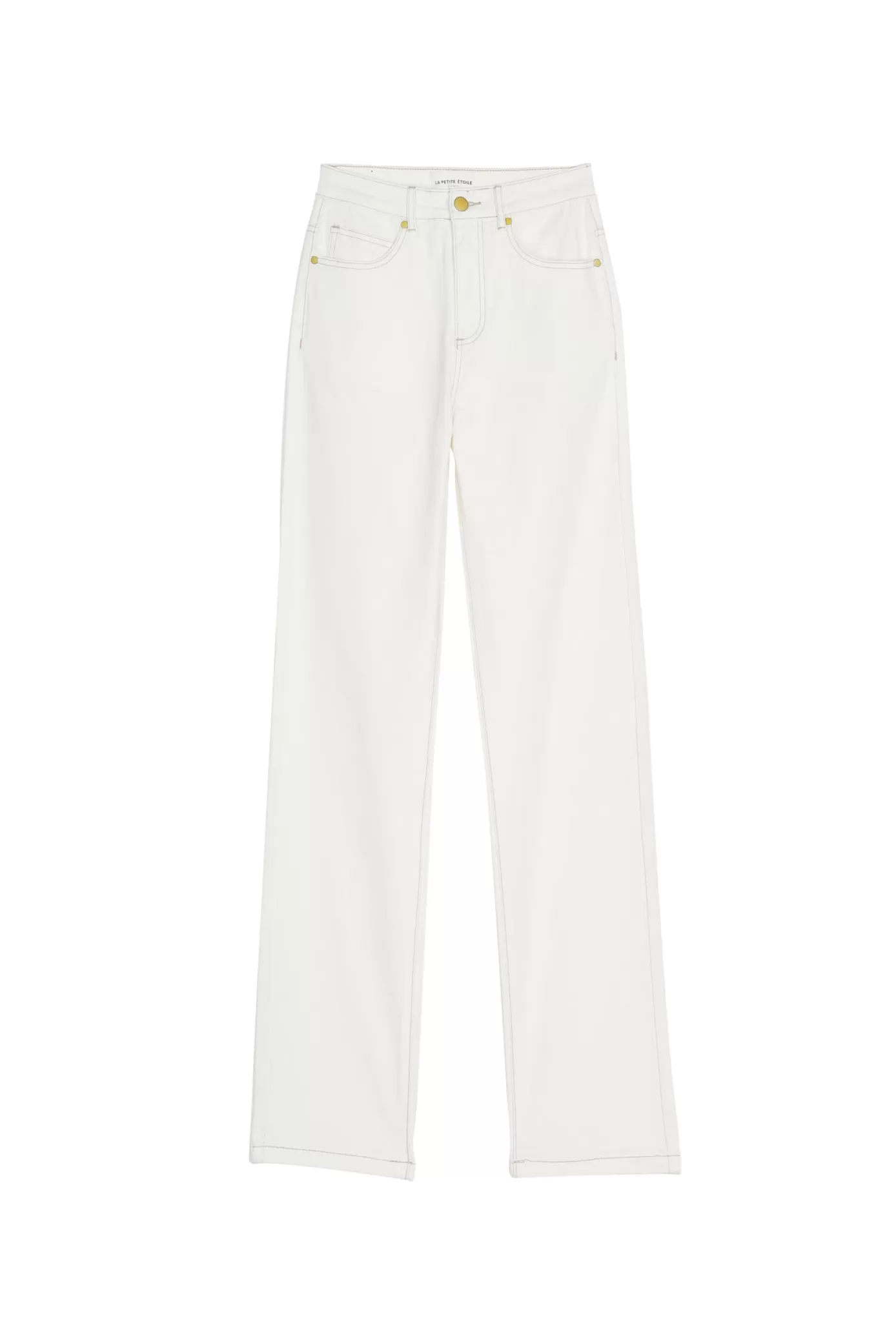 Pantalons & Jeans | LA PETITE ÉTOILE Jean Brieg Blanc