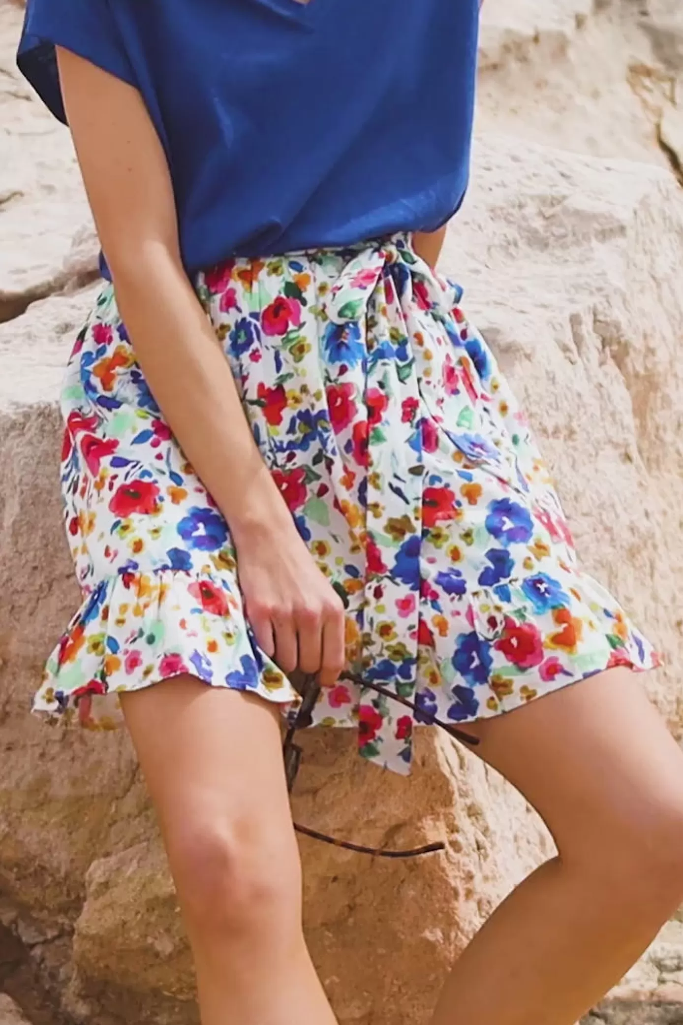 Jupes & Shorts | LA PETITE ÉTOILE Jupe Achillee Floral