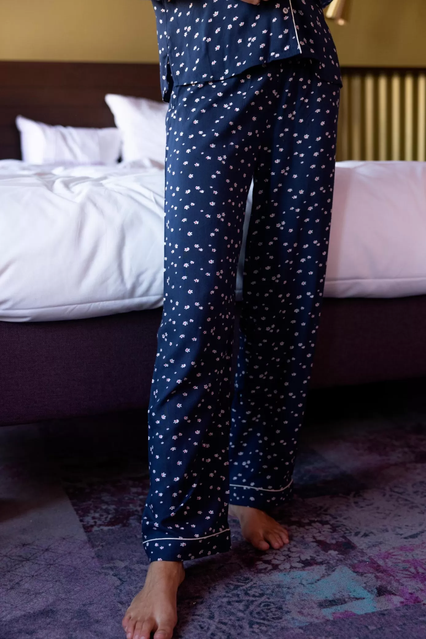 Les Pyjamas | LA PETITE ÉTOILE Pyjama Set Moska Fleurette