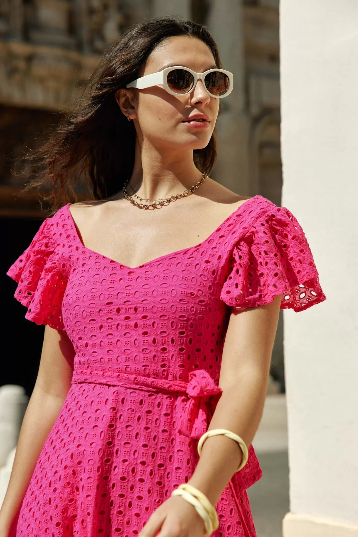 Robes & Combinaisons | LA PETITE ÉTOILE Robe Marinia Fuchsia